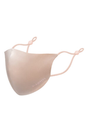 MANITO Ultra Silk Face Mask in pink, designed with adjustable ear loops for a perfect face fit and daily wear.