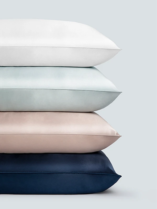 MANITO's premium silk pillowcase collection available in a variety of colors.